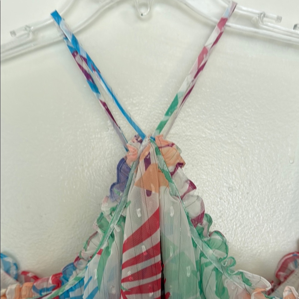 Ramy Brook Jules Printed Tropical Tank Top,  Sz  Small - Picture 6 of 10